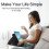 (black) Tablet Stand Pillow, Multi-angle Soft Pillow Lap Stand, Wedge Holder, Portable Triangle Tablet Stand (black) 4