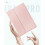 (2021 11, Pink) Wireless Keyboard Case With Trackpad Pencil Holder For Ipad 2