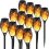 Solar Torch Lights 2 Pack with Realistic Flickering Flame IP65 Waterproof for Garden Pathway 4