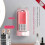 Automatic Pressing Desktop Storage Box, Cosmetic Dustproof Transparent Makeup Remover Cotton Storage 2
