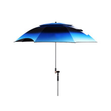 Large UV Protection Fishing Umbrella 2.0m Waterproof Outdoor Sunshade with Sturdy Steel Frame