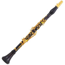 Professional Bb Clarinet 17 Keys Grenadilla Ebony Wood Nickel Finish for Orchestra Performance