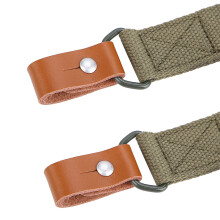 Outdoor Tactical Adjustable 2 Point Hunting Rifle Gun Sling Strap Army Green