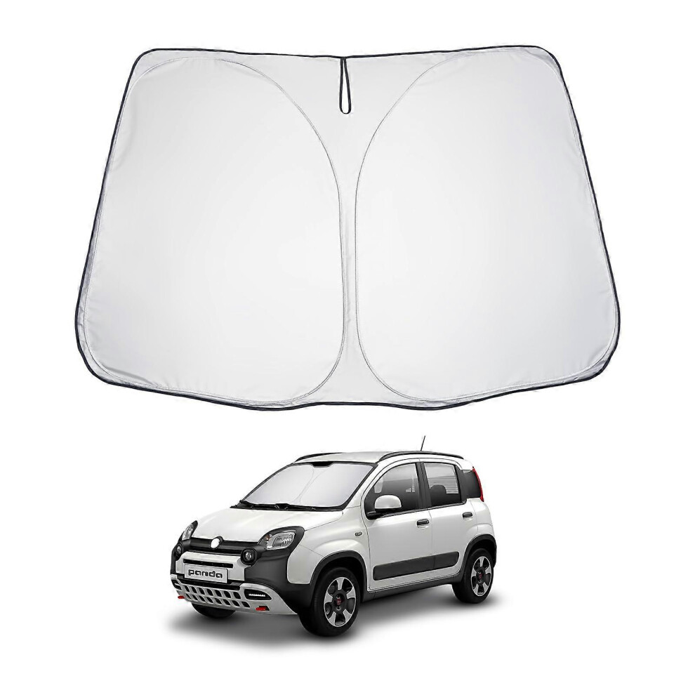 Sunshade For Fiat Panda 20212024 Uv Blocking 99.5% Front Windshield Heat Insulation Foldable Visor 6935161623444