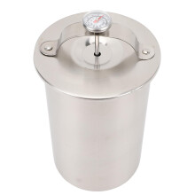 Stainless Steel Pressure Cooker with Thermometer for Tender Steamed Meat and Versatile Cooking