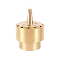 Fountain Nozzle Brass Firework Water Column Spray Head for Garden Pond Park 1/2 Inch Female Thread