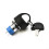 Ignition Switch Lock with Keys Mobility Scooter Spare Start on/Off Ignition Switch for Motorcycle E 4