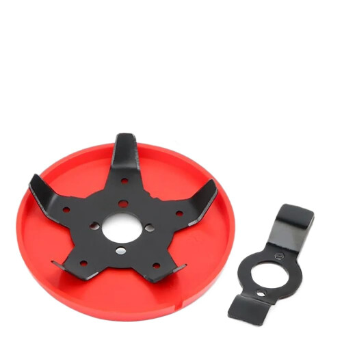 Dual Use Weeding Tool and Lawn Mower Trimmer Head with 2 or 5 Teeth, Multi Functional Plate Replacement