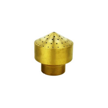 Fountain Nozzle Brass Fireworks 1.5 Inch Pond Spray Head with Powerful Jet and Smooth Flow