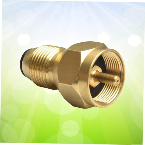 Propane Tank Refill Adapter with Brass Transfer Fitting, Automatic Cutoff, Universal Compatibility 1