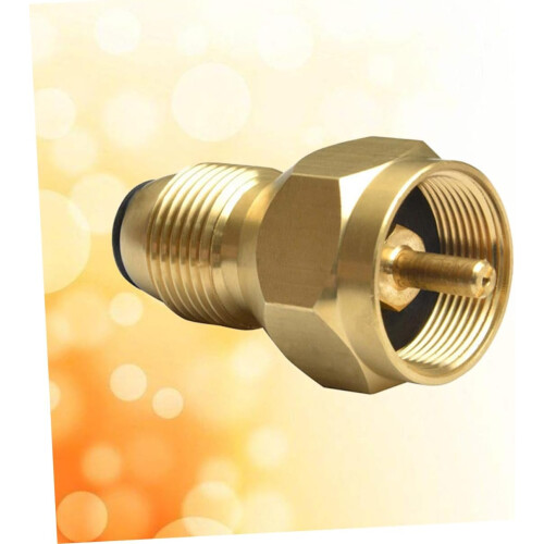 Propane Tank Refill Adapter with Brass Transfer Fitting, Automatic Cutoff, Universal Compatibility 2