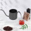 Black Gooseneck Coffee Kettle 250ml Stainless Steel with Scale Precise Pour Control Handle 5