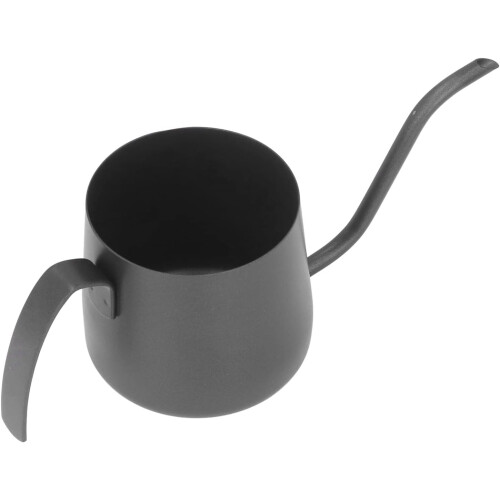 Black Gooseneck Coffee Kettle 250ml Stainless Steel with Scale Precise Pour Control Handle 2
