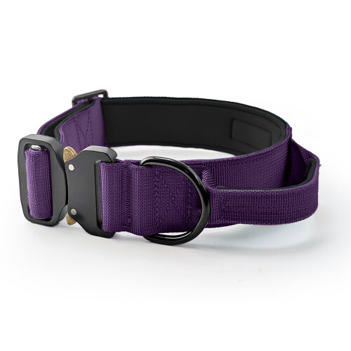 HugglePets (Large, Purple) HugglePets Tactical K9 Endurance Collar