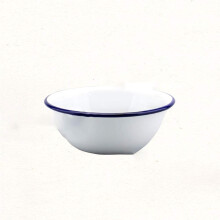 Porcelain Serving Bowls Large Capacity Microwave Safe Enamel Dinnerware Set for Parties