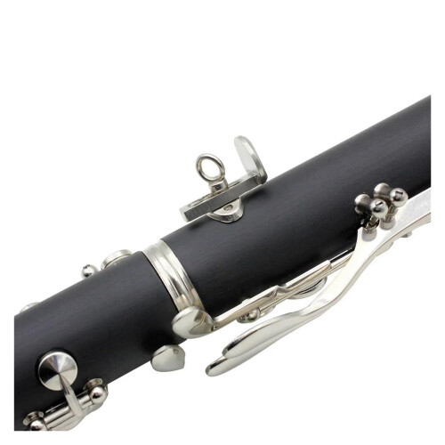 Professional Bb Clarinet 17 Keys Bakelite Woodwind with Adjustable Thumb Rest and Case 1