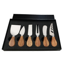 6-teilige Käsemesser-Set für Charcuterie-Bretter und Besteck, Edelstahl-Käsemesser-Set Sammlung