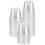 200pcs Small Plastic Cups Clear Shot Cups For Condiments Tasting Samples 20ml 1