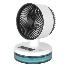 Portable Air Conditioner USB Mini Cooling Fan with LED Light for Home Office Energy Saving