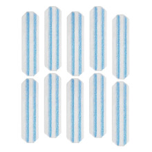 Ersatzmopppads für O-Cedar H2prO/Vileda H2prO Flat Mop System Waschbare wiederverwendbare Mikrofaserpads 10PCS