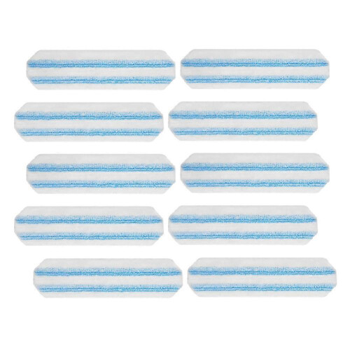 Ersatzmopppads für O-Cedar H2prO/Vileda H2prO Flat Mop System Waschbare wiederverwendbare Mikrofaserpads 10PCS 2