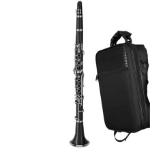 B Flat Clarinet with Rich Clear Tone and Smooth Key Action for Beginners and Professionals