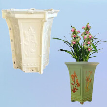 Hexagonal Concrete Planter Mold 22cm Reusable Geometric Cement Flower Pot Mould for Garden DIY