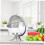 Stainless Steel Sugar Bowl with Lid Rustproof Spherical Candy Jar Unbreakable for Kitchen Dining 4