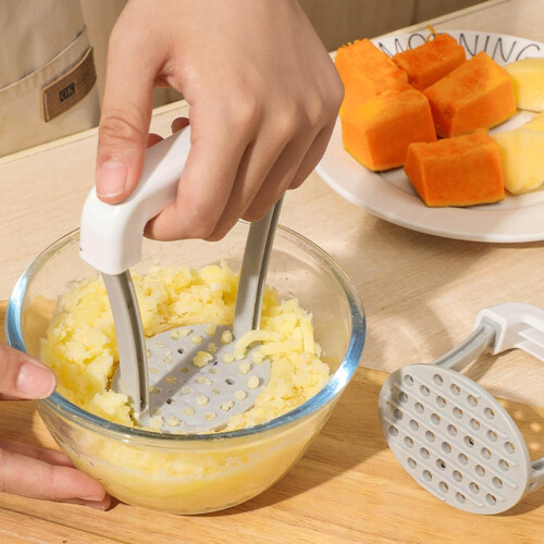 Potato Ricer Ergonomic Comfortable Grip for Smooth Mashed Vegetables and Fruits 2