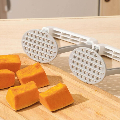 Potato Ricer Ergonomic Comfortable Grip for Smooth Mashed Vegetables and Fruits 1