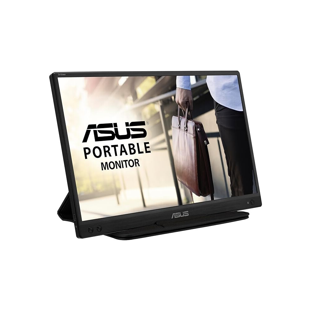 Asus Blue/Light Portable Usb Monitor- 15.6 Inch, Zenscreen Mb166c Full Hd, Ips, Usb Type-C, Flicker Free, Filter, Anti-Glare Surface