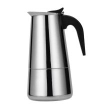 Stainless Steel Stovetop Espresso Maker Moka Pot with CoolTouch Handle for Home or Office