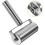 Stainless Steel Pastry Roller Pin with Ergonomic Single Head for Precise Dough Rolling and Baking 4