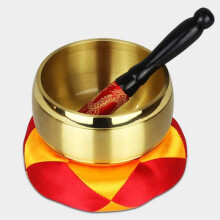Handcrafted Tibetan Singing Bowl 10cm for Meditation Yoga and Harmonic Relaxation Sound