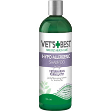Vet's Best Hypo-Allergenic Shampoo for Dogs with Sensitive Skin, Relieves Discomfort from Dry, Itchy Skin, Cleans, Moisturizes, and Conditions Skin