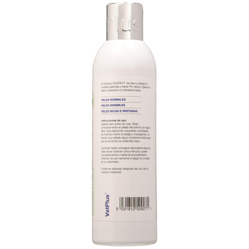Vetplus Coatex Aloe and Oatmeal Shampoo - 250 ml 2