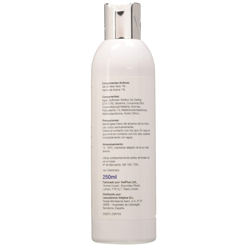 Vetplus Coatex Aloe and Oatmeal Shampoo - 250 ml 1