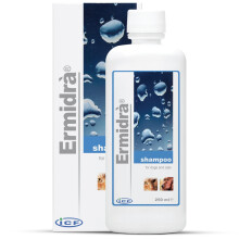 ICF | Ermidra Dog Shampoo for Itchy Skin Relief | Detangle Brittle Fur | Removes Bad Odours | Dog Shampoo And Conditioner for Pets with Sensitive Skin
