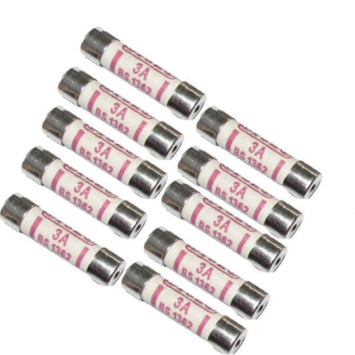 6mm X 25mm 240V 3A BS1362 Κεραμική ασφάλεια 2