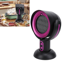 Portable Range Hood with Rechargeable Battery, Dual Speed Low Noise Fan, Detachable Filter for Indoor BBQ and Hot Pot