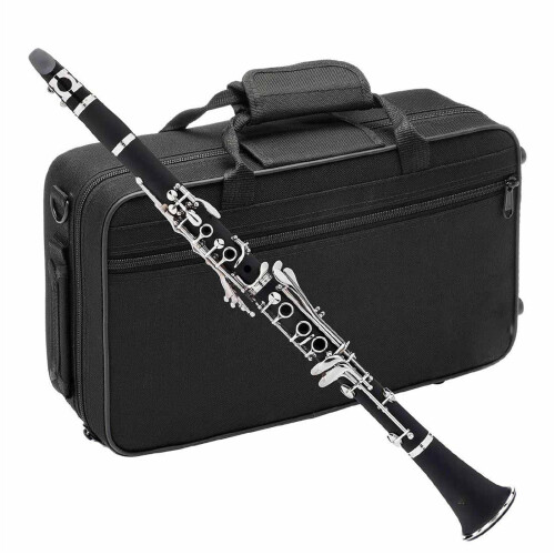 Professional Bb Clarinet 17 Key Nickel Keys Solid Wood for Beginners Practice and Performance 2