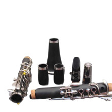 Professional Bflat Clarinet Ebony Body NickelPlated Keys for Beginners and Adult Performers