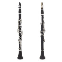 Professional Bb Clarinet B Flat 17 Key Bakelite Instrument Detachable Design for Beginners