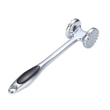 Zinc Alloy Meat Tenderizer Mallet with DualSided Surface and NonSlip Handle for Pork and Beef
