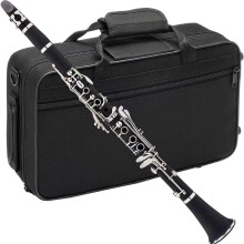 B Flat Clarinet for Beginners 17 Key Ebony Bakelite 650mm Rich Clear Tone Durable Construction
