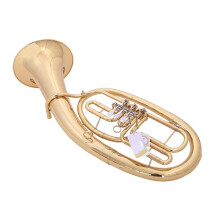 Professional Brass Euphonium B Flat with Clear Bright Tone and Durable Construction for Beginners