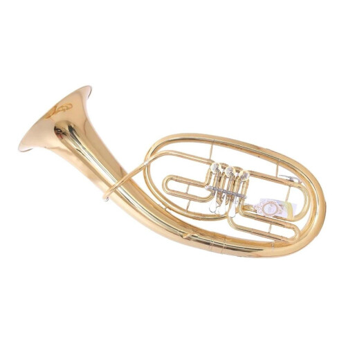 Professional Brass Euphonium B Flat with Clear Bright Tone and Durable Construction for Beginners 1