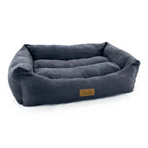 HugglePets (Medium) HugglePets Luxury Pet Lounger - Charcoal