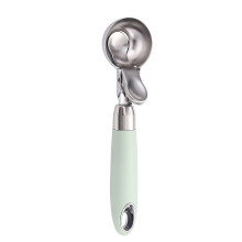 Ergonomic Ice Cream Scoop for Hard Ice Cream Gelato Sorbet Cookie Dough Melon Green 20.3x4.8cm