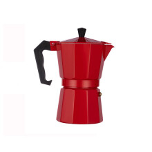 Aluminum Moka Pot 300ml Stovetop Espresso Coffee Maker with LeakProof Spout and Ergonomic Handle for Home Office Outdoor Use